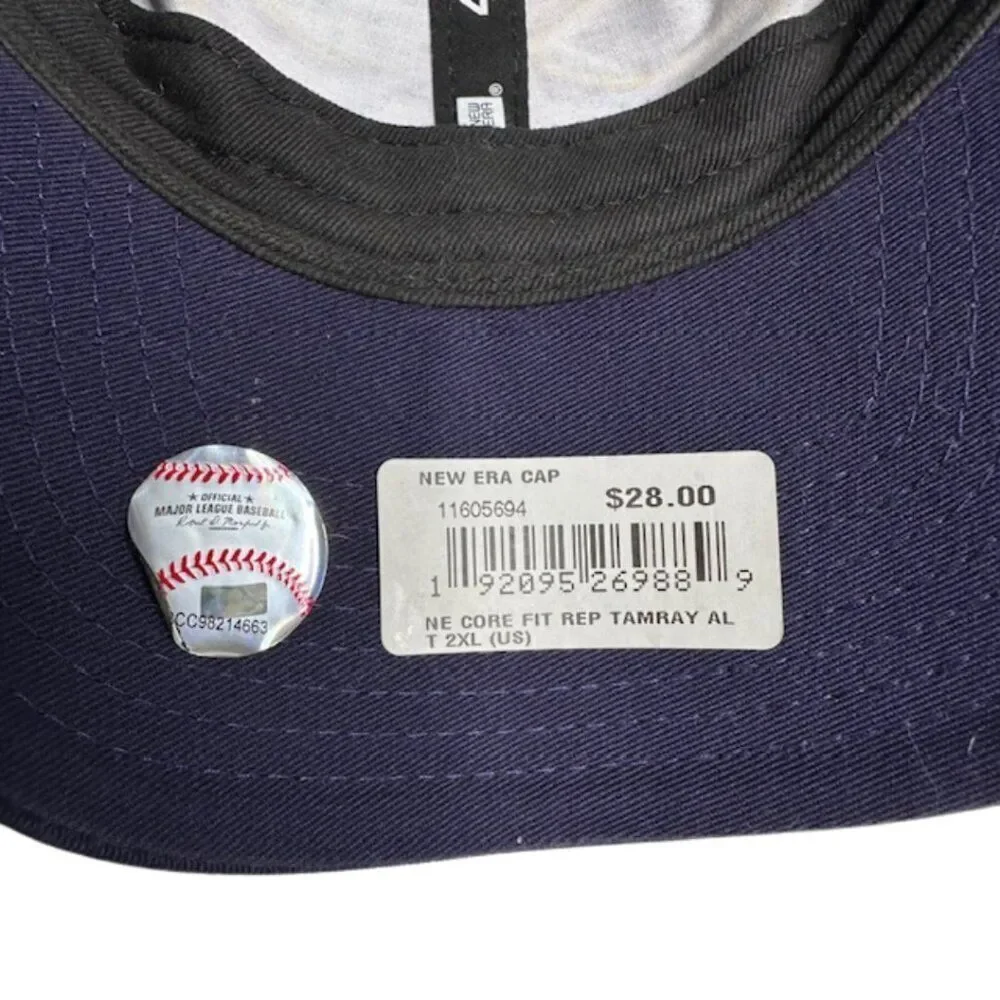 New Era Tampa Bay Devil Rays‎ Logo Ball Cap Size XXL (New with Tags)